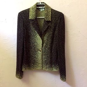 Vintage Premier Knits Stardust Wool Blend Blazer